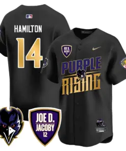 Baltimore Ravens Nike 2024 Rising Vapor Limited Stitched Jersey - Black - Image 43