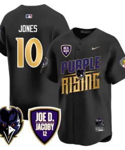 Baltimore Ravens Nike 2024 Rising Vapor Limited Stitched Jersey - Black - Image 45