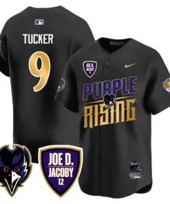 Baltimore Ravens Nike 2024 Rising Vapor Limited Stitched Jersey - Black - Image 47