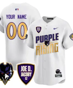 Baltimore Ravens Nike 2024 Rising Vapor Custom Limited Stitched Jersey - Black - Image 4