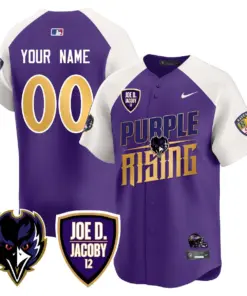 Baltimore Ravens Nike 2024 Rising Vapor Custom Limited Stitched Jersey - Black - Image 6