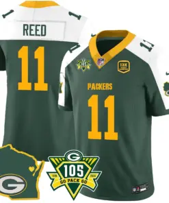 Green Bay Packers Nike 1919 Stitched Jersey - The Packers Jersey All Stitched - Kelly Green - Image 5