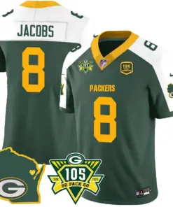 Green Bay Packers Nike 1919 Stitched Jersey - The Packers Jersey All Stitched - Kelly Green - Image 4