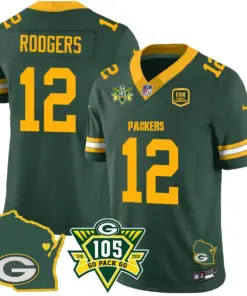 Green Bay Packers Nike 1919 Stitched Jersey - The Packers Jersey All Stitched - Kelly Green - Image 28