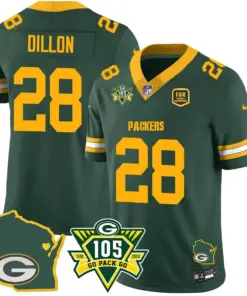 Green Bay Packers Nike 1919 Stitched Jersey - The Packers Jersey All Stitched - Kelly Green - Image 23