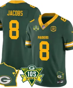Green Bay Packers Nike 1919 Stitched Jersey - The Packers Jersey All Stitched - Kelly Green - Image 25