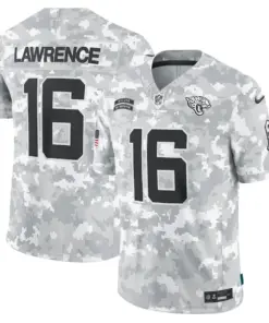 Trevor Lawrence Jacksonville Jaguars Nike 2024 Salute to Service Stitched Jersey - White