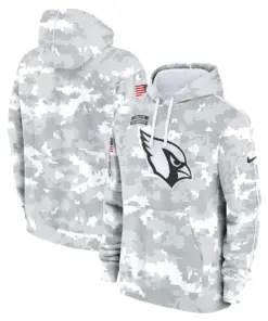 Arizona Cardinals Nike 2024 Salute to Service Pullover Hoodie - Arctic Camo