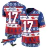 Allen Buffalo Bills Nike 2024 Christmas Vapor Limited Jersey - Red