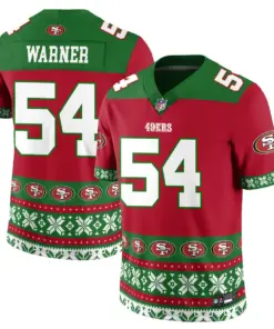 Brock Purdy San Francisco 49ers Nike 2024 Christmas Vapor Limited Jersey - Red - Image 8