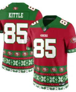 Alternative view of Brock Purdy San Francisco 49ers Nike 2024 Christmas Vapor Limited Jersey - Red