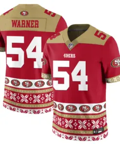 Brock Purdy San Francisco 49ers Nike 2024 Christmas Vapor Limited Jersey - Red - Image 14