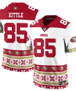 Brock Purdy San Francisco 49ers Nike 2024 Christmas Vapor Limited Jersey - Red - Image 19