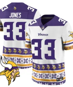 Minnesota Vikings Nike 2024 Christmas Vapor Limited Jersey - Purple - Image 16