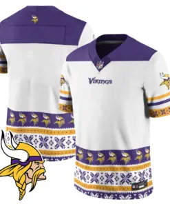Minnesota Vikings Nike 2024 Christmas Vapor Limited Jersey - Purple - Image 18