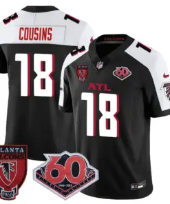 Atlanta Falcons Nike 60th Season Vapor Limited Stitched Jersey - Black