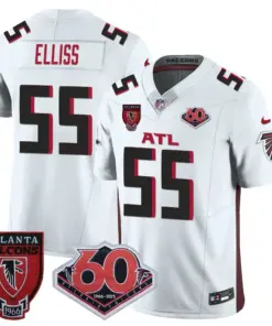 Atlanta Falcons Nike 60th Season Vapor Limited Stitched Jersey - Black - Image 18