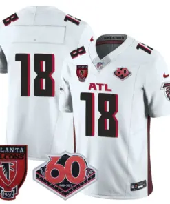 Atlanta Falcons Nike 60th Season Vapor Limited Stitched Jersey - Black - Image 17