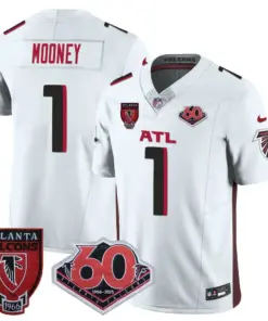 Atlanta Falcons Nike 60th Season Vapor Limited Stitched Jersey - Black - Image 20