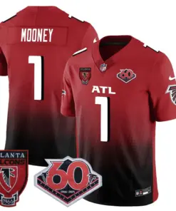 Atlanta Falcons Nike 60th Season Vapor Limited Stitched Jersey - Black - Image 27