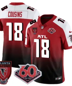 Atlanta Falcons Nike 60th Season Vapor Limited Stitched Jersey - Black - Image 33