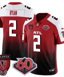 Atlanta Falcons Nike 60th Season Vapor Limited Stitched Jersey - Black - Image 40