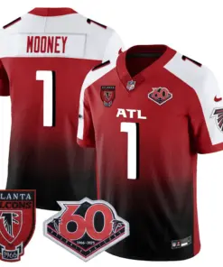 Atlanta Falcons Nike 60th Season Vapor Limited Stitched Jersey - Black - Image 38