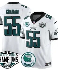 Saquon Barkley Philadelphia Eagles Nike 2024 NFC East Division Champions Stitched Jersey - Kelly Green - Image 11