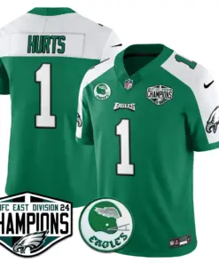 Saquon Barkley Philadelphia Eagles Nike 2024 NFC East Division Champions Stitched Jersey - Kelly Green - Image 5