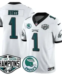 Saquon Barkley Philadelphia Eagles Nike 2024 NFC East Division Champions Stitched Jersey - Kelly Green - Image 12