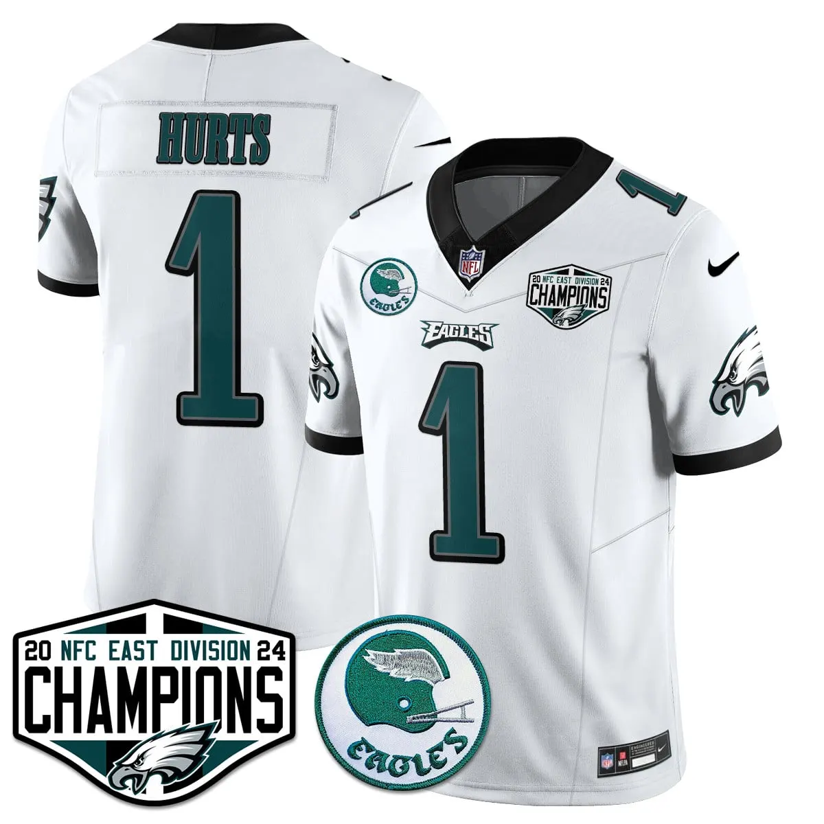 Saquon Barkley Philadelphia Eagles Nike 2024 NFC East Division Champions Stitched Jersey - Kelly Green - Image 12