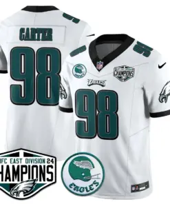 Saquon Barkley Philadelphia Eagles Nike 2024 NFC East Division Champions Stitched Jersey - Kelly Green - Image 10