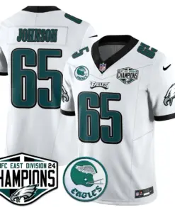 Saquon Barkley Philadelphia Eagles Nike 2024 NFC East Division Champions Stitched Jersey - Kelly Green - Image 13