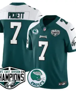 Saquon Barkley Philadelphia Eagles Nike 2024 NFC East Division Champions Stitched Jersey - Kelly Green - Image 19