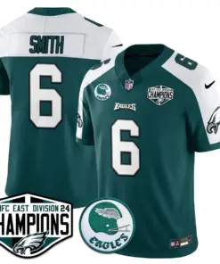 Saquon Barkley Philadelphia Eagles Nike 2024 NFC East Division Champions Stitched Jersey - Kelly Green - Image 20