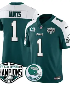 Saquon Barkley Philadelphia Eagles Nike 2024 NFC East Division Champions Stitched Jersey - Kelly Green - Image 23