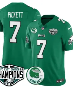 Saquon Barkley Philadelphia Eagles Nike 2024 NFC East Division Champions Stitched Jersey - Kelly Green - Image 26