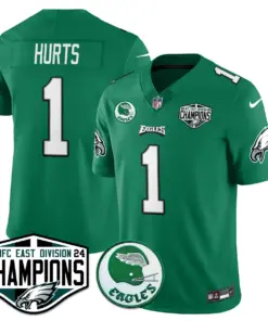 Saquon Barkley Philadelphia Eagles Nike 2024 NFC East Division Champions Stitched Jersey - Kelly Green - Image 30