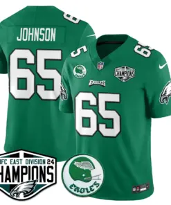 Saquon Barkley Philadelphia Eagles Nike 2024 NFC East Division Champions Stitched Jersey - Kelly Green - Image 31