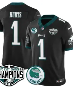 Saquon Barkley Philadelphia Eagles Nike 2024 NFC East Division Champions Stitched Jersey - Kelly Green - Image 36