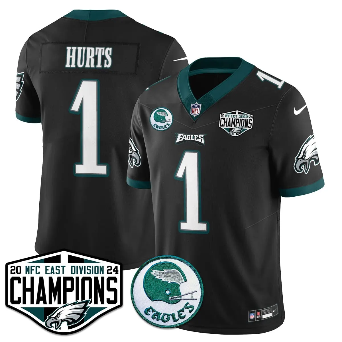 Saquon Barkley Philadelphia Eagles Nike 2024 NFC East Division Champions Stitched Jersey - Kelly Green - Image 36