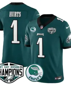 Saquon Barkley Philadelphia Eagles Nike 2024 NFC East Division Champions Stitched Jersey - Kelly Green - Image 46