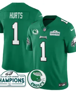 Saquon Barkley Philadelphia Eagles Nike 2024 NFC East Division Champions Stitched Jersey - Black - Image 7