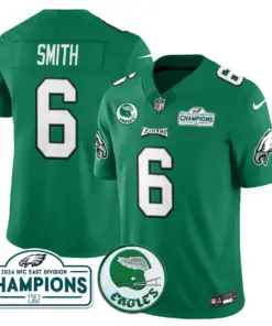 Saquon Barkley Philadelphia Eagles Nike 2024 NFC East Division Champions Stitched Jersey - Black - Image 10
