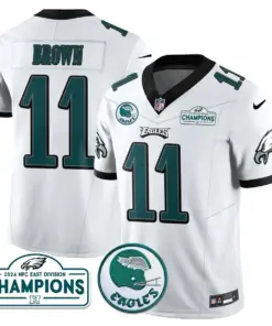 Saquon Barkley Philadelphia Eagles Nike 2024 NFC East Division Champions Stitched Jersey - Black - Image 12