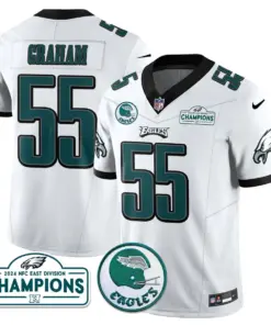 Saquon Barkley Philadelphia Eagles Nike 2024 NFC East Division Champions Stitched Jersey - Black - Image 14