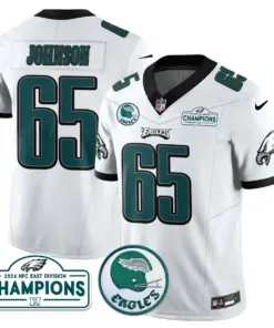Saquon Barkley Philadelphia Eagles Nike 2024 NFC East Division Champions Stitched Jersey - Black - Image 16