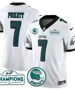 Saquon Barkley Philadelphia Eagles Nike 2024 NFC East Division Champions Stitched Jersey - Black - Image 17