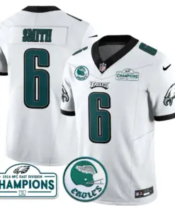 Saquon Barkley Philadelphia Eagles Nike 2024 NFC East Division Champions Stitched Jersey - Black - Image 18