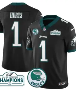 Saquon Barkley Philadelphia Eagles Nike 2024 NFC East Division Champions Stitched Jersey - Black - Image 22